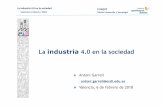 La industria 4.0 en la sociedad - Fundación Naturgy · Diseño Innovación y Tecnología La industria4.0 en la sociedad Asumir e implantar la Industria 4.0 (2/2), Implica Interiorizar