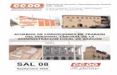 SAL 8 Acuerdo FAMCP Final - CCOO...Acuerdo de condiciones de trabajo del personal laboral de la Administración Local en Aragón. CAPÍTULO I - CONDICIONES GENERALES Art. 1.- Objeto