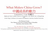 What Makes China Grow? · 2020-04-29 · 3 Introduction China has made tremendous progress in its economic development since it began its economic reform and opened to the World in