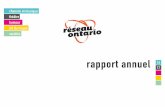 rapport annuel 16 17 - Réseau Ontarioreseauontario.ca/files/3015/0645/5282/0484... · 21 diffuseurs pluridisciplinaires, spécialisés, associé et affiliés, de 12 conseils scolaires