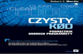 Tytuł oryginału: Clean Code: A Handbook of Agile Software ...pdf.ebookpoint.pl/czykov/czykov.pdf · G35. Przechowywanie danych konfigurowalnych na wysokim poziomie 316 G36. Unikanie