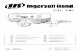 7/31,41 parts - DoosanPortablePower · CONTENTS 7/31, 7/41 ABBREVIATIONS & SYMBOLS –>#### Up to Serial No. ####–> From Serial No. #### Contact Ingersoll–Rand for Serial No.