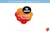 OFFICE DE TOURISME DU VIGNOBLE DE NANTES · 2019-03-14 · Office de tourisme du Vignoble de Nantes Importante diversité géographique des origines des visiteurs avec plus de 50