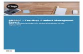 PM360° - Certified Product Managment Expert · Prototypen/Mockups, Usability-Test, Interviews, A/B-Tests, Product Backlog Management (Groo - ming), Design Spikes Praktische Übungen: