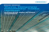 Műszaki kézikönyv Wavin Tempower felületfűtési -hűtési rendszer · 2020-03-27 · az épületen belül a hőmérsékletet komfortos szinten tartsa. Ehhez figyelembe kell venni