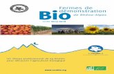 Fermes de Bio démonstration€¦ · Le réseau de parrainage (voir ci-contre) La certification et la notification Tout produit agricole ou denrée alimentaire se référant au mode