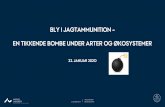 BLY I JAGTAMMUNITION – EN TIKKENDE BOMBE …...• Fiskegrej • … og ikke mindst ammunition (mere senere). NIELS KANSTRUP 22. JANUAR 2020 SENIOR SCIENTIST DEPARTMENT OF BIOSCIENCE