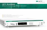 IZT R4000 Monitoring Receiver · PSD PARAMETERS (OPTION PSD4) Real-time bandwidth (approx.) Frequency resolution (approx.) Time resolution (approx.) 120 MHz 39 kHz 25.6 µs 60 MHz