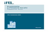 Economia e Finanza locale - Governo Locale - Piscino.it · Economia e Finanza locale Rapporto 2010 Il rapporto è stato curato da Silvia Scozzese, che ne ha realizzato anche l’Introduzione.