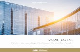 TARIF 2019 - Vedis-Systèmes de verrouillages ... · électriques et électroniques usagés issus du bâtiment, de l’industrie, de la recherche et du médical (catégories 5, 8