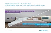 Giải pháp mới và hiện đại cho khách sạn và các …...Giải pháp iNELS quản lý phòng khách ở được thiết kế để giúp tạo ra một môi trường