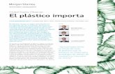 Global Equity Observer El plástico importa...El objetivo de un impuesto al plástico no es elevar los ingresos o reducir el uso de plástico, sino propiciar un aumento de su contenido
