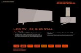 LED TV 32 GHB 5944 - CHECK24 · LED TV 32 GHB 5944 32" / 80 cm Modell: 32 GHB 5944 Farbe: Schwarz glänzend EAN Code: 4013833033578 Bestellnummer: SRP000 Design LCD TV mit LED Backlight