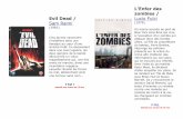 L'Enfer des zombies / Evil Dead / Lucio Fulci Sam ... - La CAB · La Nuit des morts-vivants / George A. Romero (1968) En Pennsylvanie. Pour des raisons d'abord inconnues, de nombreuses