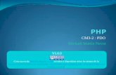 CM3-2 : PDO Mickaël Martin Nevotmickael-martin-nevot.com/institut-g4/php/s11-cm3-2-pdo.pdf · 2016-05-28 · Présentation > PHP I > XML > Regexp > PHP II > MySQL > POO > PDO > Hacking
