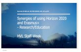 Synergies of using Horizon 2020 and Erasmus+ - … · 2018-07-06 · •Project size 500 000 < 1 500 000 EUR •Romanian project coordinator + Norwegian partner •Deadline : October