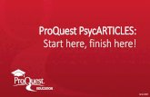 ProQuest PsycARTICLES: Start here, finish here! · 10 hours ago · PsycARTICLES란? ProQuest의PsycARTICLES란미국심학회 (APA, American Psychological Association)와APA Educational