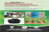 Use of Biochar Soil Health Enhancement and Greenhouse Gas … · vegetation and soil is the most effective means of mitigating GHG emissions. There are several strategies of soil