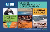 SECURE E-TRANSACTION DEVELOPMENT - ETDA · Annual Report 2011 - 2012 รายงานประจ าปี พ.ศ. ๒๕๕๔ - ๕๕ ส านักงานพัฒนาธุรกรรม