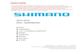 201 -201 SPEC. HANDBOOK - Shimanoproductinfo.shimano.com/download?path=pdfs/archive/2015-2016... · 201 -201 SPEC. HANDBOOK REMARKS Mark X : available / Mark - : not available All