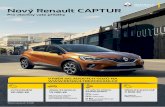 Nový Renault CaptuR...Active emergency braking system s detekcí chodců a cyklistů • • Safe distance warning system • • e-Call - systém pro přivolání pomoci v případě