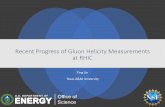 Recent Progress of Gluon Helicity Measurements · inclusive jet analysis • The Run 2013 (510 GeV) analysis is also close to finalize. • PHENIX analyzed π. 0. s from Runs 12 and