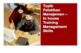 Topik Pelatihan Manajemen – In house Training Management ......Pelatihan Manajemen – In house ... Beragam Kepribadian 5. Tahapan Kunci untuk Menyampaikan Umpan Balik Pengembangan