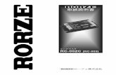 リンクマスタ RC-002C (RC-003) - ローツェ株式会社...RC－003 4 RC-003（変換アダプタ） 5．概要 リンクマスタRC－002Cからのカレントループ伝送信号をRS－232Cの電圧レベルの信