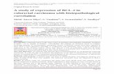 A study of expression of BCL-2 in colorectal carcinoma ... · Mohd. Anwar Miya, G. Vandana, S. Swarnalatha, S. Sandhya. A study of expression of BCL-2 in colorectal carcinoma with