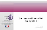 La proportionnalité au cycle 3 - Académie de Dijoncirco89-avallon.ac-dijon.fr/IMG/pdf/diaporama_sequence...Réduction du puzzle : passage de 8 carreaux à 6 carreaux pour la pièce