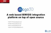 A web based BIM/GIS integration platform on top of open source · Executive Summary • mago3D is a web based 3D objects visualization and management platform that can int egrate