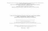 «МАТЕМАТИЧЕСКОЕ МОДЕЛИРОВАНИЕ, ЧИСЛЕННЫЕ …old.fa.ru/priemka/asp/Documents/mm-vi.pdf · Математическое моделирование