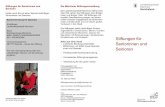 Stiftungen für Seniorinnen und Die Münchner ...91fb5b93-f155-44d9-9f35 … · Senioren Helfen auch Sie mit einer Spende bedürftigen Seniorinnen und Senioren Bankverbindung für