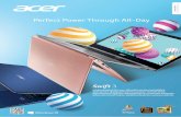 Perfect Power Through All-Day - Acer Thailand• 7th Generation Intel® CoreTM i7-7820HK Processor (2.9GHz up to 3.9GHz, 8MB Cache) (overclockable) • NVIDIA ® GeForce GTX 1080 SLI