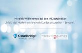 Herzlich Willkommen bei den IHK netzblicken€¦ · Marketing als strategische Säule (1) Marketing is the new sales. Led by customer Led by performance & sales Led by Marketing Led