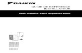 GUIDE DE RÉFÉRENCE INSTALLATEUR - Daikin...Guide de référence installateur 3 EHBH/X16 Daikin Altherma - basse température Bibloc 4P313776-1 – 2012.05 2 Consignes de sécurité