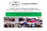 FOIRE DES INNOVATIONS EN EDUCATION ET FORMATION (FIEF)cosydep.org/.../2B.-FIEF-DOCUMENT-DE-CAPITALISATION-Der.pdf · 2019-03-21 · COSYDEP 2017 : capitalisation de la 1ère édition