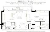 ROCKHILL 4858, chemin de la Cote-des-Neiges, Montreal, 1 … Chambre.pdf · 2020-03-25 · 4858, chemin de la Cote-des-Neiges, Montreal, 1 Chambre/l Salle de Bain (3.5) Approx. 600-785