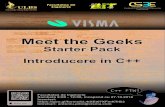 Meet the Geekscsac.ulbsibiu.ro/files/docs/AfisCv03.pdfFacultatea de Inginerie C++ FTW! Meet the Geeks Starter Pack Introducere in C++ Facultatea de Inginerie Sambata 9:00 - 12:00,