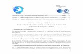 Procès- Annexe I : rapport du président et rapports des ... · du 60e anniversaire du COQ et du Comité d'organisation de la Virée ornithologique de 2015. 11. Autres questions