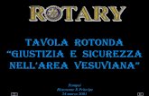 ROTARY INTERNATIONAL · Raimondo Villano, Presidente Rotary Club e Cooperatore Task Force zona 12 CEEMA del Rotary International (Italia, Balcani, ... Sicurezza e controllo del territorio
