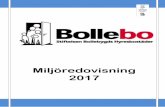 Miljöredovisning 20177miljo.se/wp-content/uploads/Miljoredovisning-Bollebo...CSR – SOCIALT ANSVARSTAGANDE 2016 blev Bollebo, tillsammans med tre andra företag i Miljönätverket,