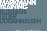 MARKMANN TRAINING MARKMANN TRAINING BUSINESS …markmanntraining.dk/wp-content/uploads/2013/04/... · LEDER UDDANNELSEN 27. OKTOBER 2014 – 19. MARTS 2015 MARKMANN TRAINING BUSINESS