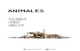 ANIMALES - creaina.comcreaina.com/wp-content/uploads/2020/06/Animales... · ANIMALES TIERRA AIRE AGUA. Animales que viven en tierra Animales que viven en el agua Tierra Agua Aire