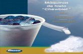 Las máquinas de hielo Chewblet de Follett · Las máquinas de hielo Chewblet Follett consumen menos agua y energía que las máquinas de hielo en cubos de similar capacidad de producción.