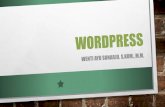 WORDPRESS TERKENAL DENGAN ICON “W” DIDALAM LINGKARAN · 2018-06-07 · cara membuat akun di wordpress.com, sedangkan wordpress instal bisa kita dapatkan dengan cara mengunduh