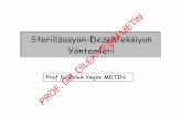 ø N Sterilizasyon-Dezenfeksiyon ø M ù Yöntemleri YE ø LEK ...dent2.ege.edu.tr/dosyalar/kaynak/314_agizmikrobiyolojisi/114.pdf · virüsler ve mantarları 10 dakikadan kısa sürede