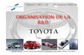 L'organisation de la R&D chez Toyota - DoYouBuzz · 2013-04-10 · Toyota Motor Corporation Fondée en 1933 par Kiichiro Toyoda, à Koromo ( ) Système de production à l’origine