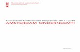 Amsterdams Ondernemers Programma 2011 – 2014 … · 2015-03-19 · Wat de ondernemer van ons kan verwachten en omgekeerd wat de bijdrage van de ondernemer is aan het verbeteren