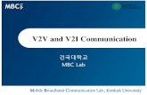 V2V and V2I Communication · communications between vehicles and service provider-Limitation of the lack of homogeneous communications interfaces between different automotive manufacturers